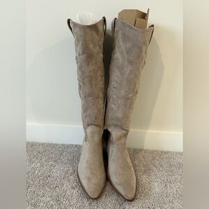 CCOCCI Taupe Heeled Boots